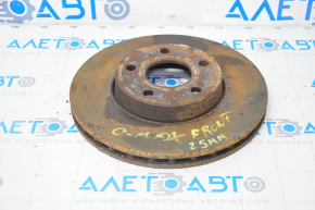 Front left brake disc Ford C-max MK2 13-18 278/25mm rusty