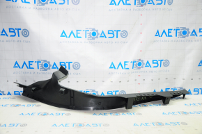 Door sill trim inner rear right Audi A4 B8 08-16 sedan, black, scratches