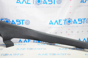Door sill trim inner rear right Audi A4 B8 08-16 sedan, black, scratches