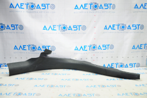 Door sill trim inner rear left Audi A4 B8 08-16 sedan, black, scratches