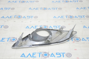 Fog light frame left Toyota Camry v50 12-14 usa XLE chrome, sand