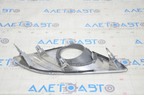 Fog light frame right Toyota Camry v50 12-14 usa XLE chrome, sand