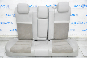 Rear row of seats 2nd row Toyota Camry v50 12-14 usa leather gray + suede, dry cleanable
