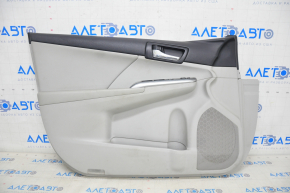 Door trim card front left Toyota Camry v50 12-14 usa gray, gray insert