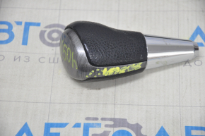 Gear knob Toyota Camry v50 12-14 usa rubber, insert under gray wood, scratch