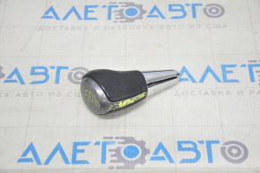 Gear knob Toyota Camry v50 12-14 usa rubber, insert under gray wood, scratch