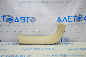 Left trunk door trim Toyota Highlander 14-19 beige, scratches