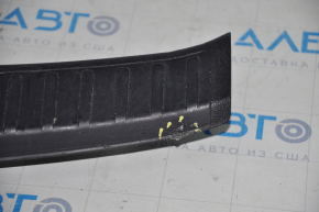 Trunk opening trim Toyota Prius 50 16-22 black, rubbed