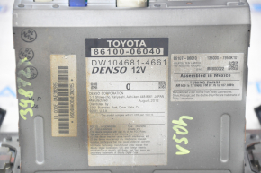 Tape recorder, Monitor, CD-changer, Radio Toyota Camry v50 12-14 usa large display, Hybrid, JBL, fused fasteners
