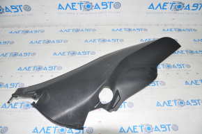 Rear pillar trim lower right Toyota Prius 50 16-20 black, scratches, broken fastening