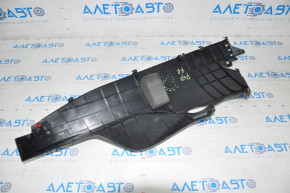 Rear pillar trim lower right Toyota Prius 50 16-20 black, scratches, broken fastening