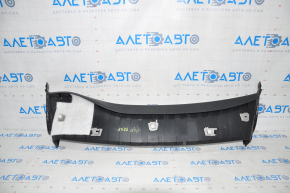 Trunk door trim central Toyota Prius 50 16-22 black under the wiper, worn