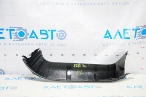 Left trunk door trim Subaru Forester 14-18 SJ black, scratches