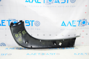 Left trunk door trim Lexus RX350 RX450h 16-22 black, worn