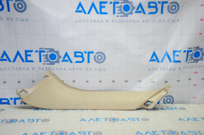 Right trunk door trim Lexus RX350 RX450h 10-15 beige, worn, broken fastener