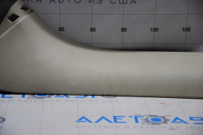 Trunk door trim right Lexus RX350 RX450h 10-15 beige, plastic turned white
