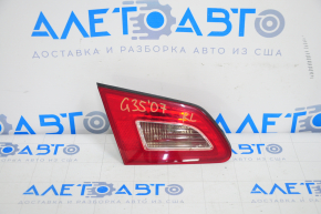 Left Trunk Lid Light Infiniti G25 G35 G37 4d 06-14 for polishing