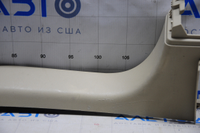 Trunk opening trim right Lexus RX350 RX450h 10-15 beige, scratched, plastic turned white