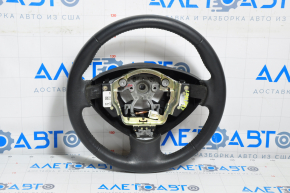 Naked steering wheel Nissan Leaf 13-17 leather black with heating, scratches