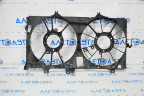 Diffuser radiator shroud bare Toyota Camry v50 12-14 hybrid usa embedded parts drilled out, bolt broken, wiring mount broken