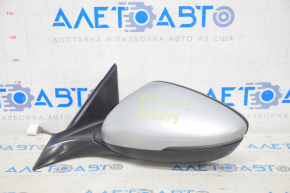 Side mirror left Honda Accord 18-22 8 pins, BSM, heated, turn signal, silver