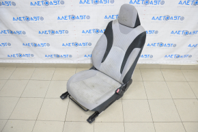 Passenger seat Toyota Prius 50 16-18 without airbag, mechanical, gray cloth, dry-cleanable