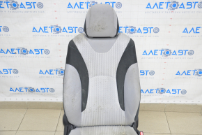 Passenger seat Toyota Prius 50 16-18 without airbag, mechanical, gray cloth, dry-cleanable