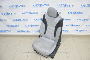 Driver's seat Toyota Prius 50 16-18 without airbag, mechanical, gray cloth, dry-cleanable