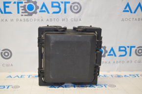Fuse box under hood front right Cadillac ATS 13-15 2.5 without bottom part, chip on cover