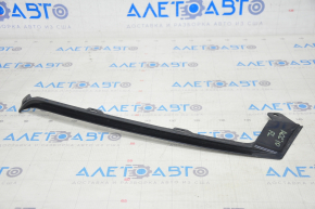 Front bumper molding lower left Honda Accord 18-22 black gloss