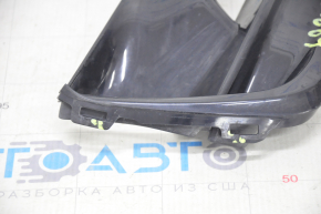 Left bumper grille Honda Accord 18-22 under fog lights, black gloss, break fastening