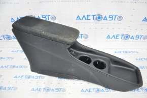 Central console armrest and cup holders Toyota Prius 50 16-20 black cloth, scratch, dry cleaning