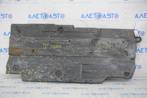 Left underbody protection Toyota Prius 50 16-18 worn, torn, dented
