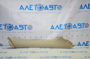 Trunk door trim cloth left Lexus RX300 RX330 RX350 RX400h 04-09 beige, for dry cleaning