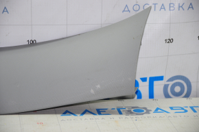 Right trunk door trim Acura MDX 14-20 gray, scratches, plastic turned white