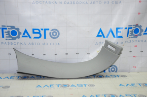 Left tailgate trim Acura MDX 14-20 gray, scratch, plastic turned white