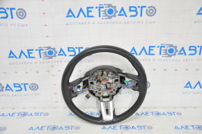 Naked steering wheel Ford Mustang mk6 15 - leather black, without button covers