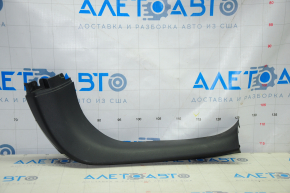 Trunk door trim right Mitsubishi Outlander 14-21 black, scratches, broken fastener