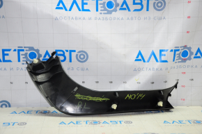 Left trunk door trim Mitsubishi Outlander 14-21 black, scratches