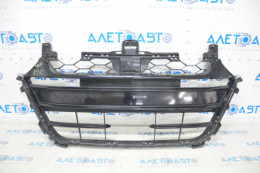 Lower grille front bumper Honda Accord 18-22 black gloss, sand