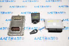 ECU Engine Computer with Key Dodge Dart 13-16 2.0 with TCM 68258733AB, with IGNITION MODULE 56046803AK