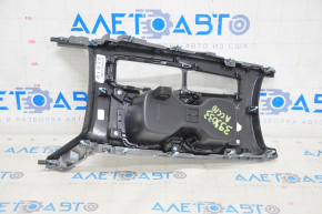 Center console trim cup holders Honda Accord 18-22 gray, worn