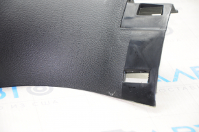 Upper right tailgate trim Jeep Compass 17-25 black, without plug, plastic turned white, scratches