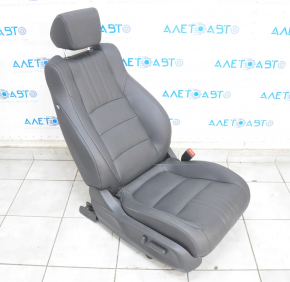 Passenger seat Honda Accord 18-22 without airbag, electric, leather black, water damage, motors do not work