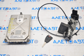 ECU Engine Computer w/Key Jeep Compass 11-16 2.4 w/Ignition Switch Mopar 4685719AI, w/IMMOBILIZER CONTROL MODULE 05026218AT