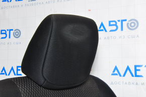 Passenger seat Nissan Leaf 13-17 without airbag, mechanical, heated, cloth black, for dry cleaning