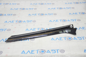 Spoiler rear door trunk right trim Audi Q5 80A 18-24 black, gloss