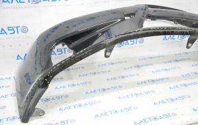 Bare front bumper Lexus ES300h ES350 13-15 pre-restoration for parking sensors black dented and sawed bottom, broken mount