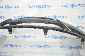 Bare front bumper Lexus ES300h ES350 13-15 pre-restoration for parking sensors black dented and sawed bottom, broken mount