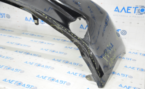 Bare front bumper Lexus ES300h ES350 13-15 pre-restoration for parking sensors black dented and sawed bottom, broken mount